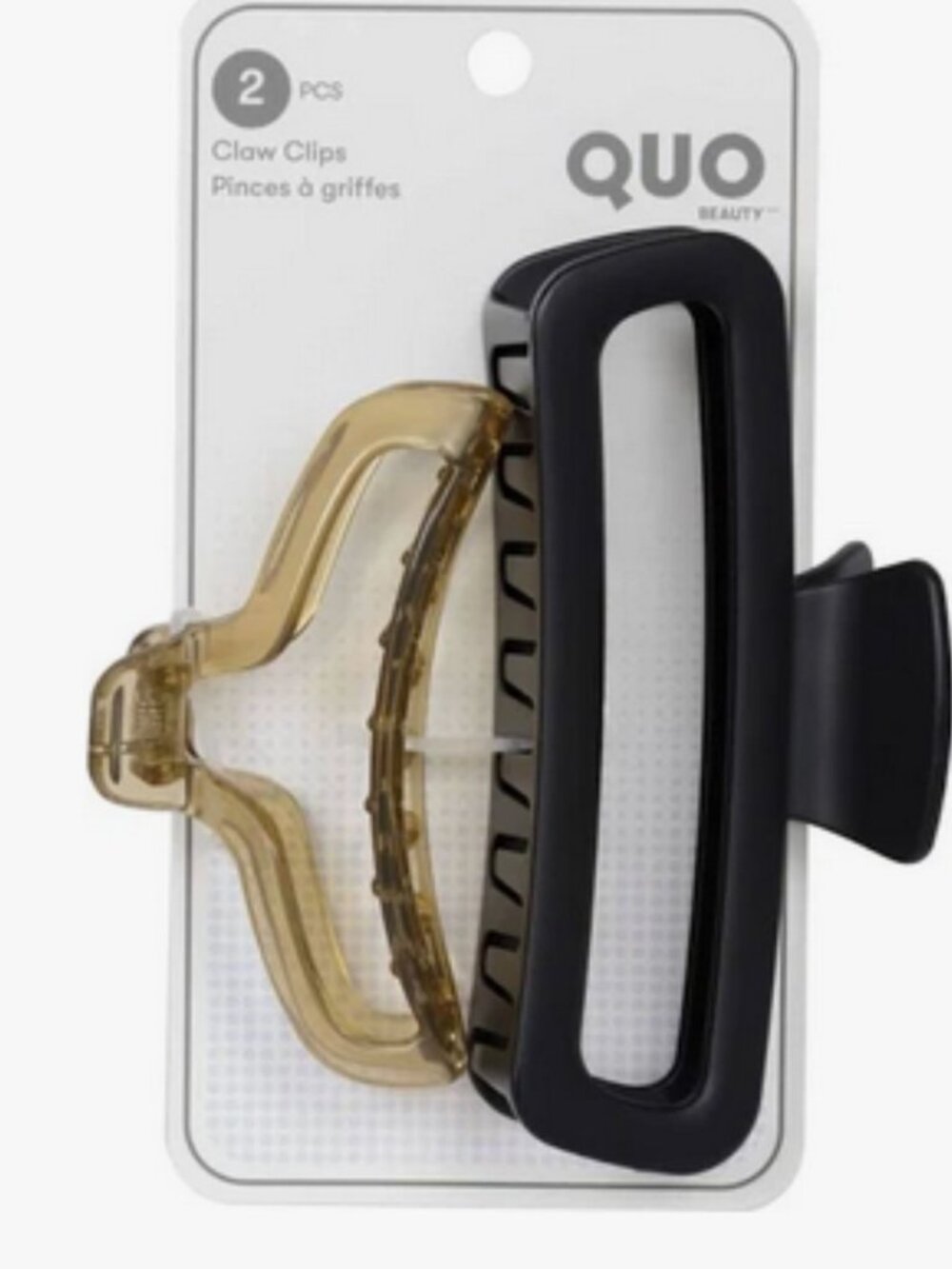 2 Piece Quo Beauty Claw Clips Xl..NWT